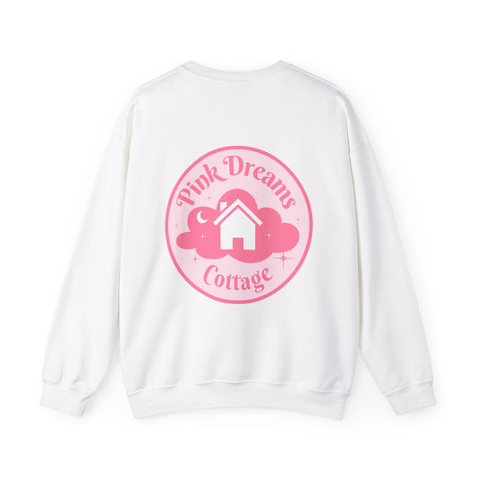 Pink Dreams Cottage Crew Neck Sweatshirt