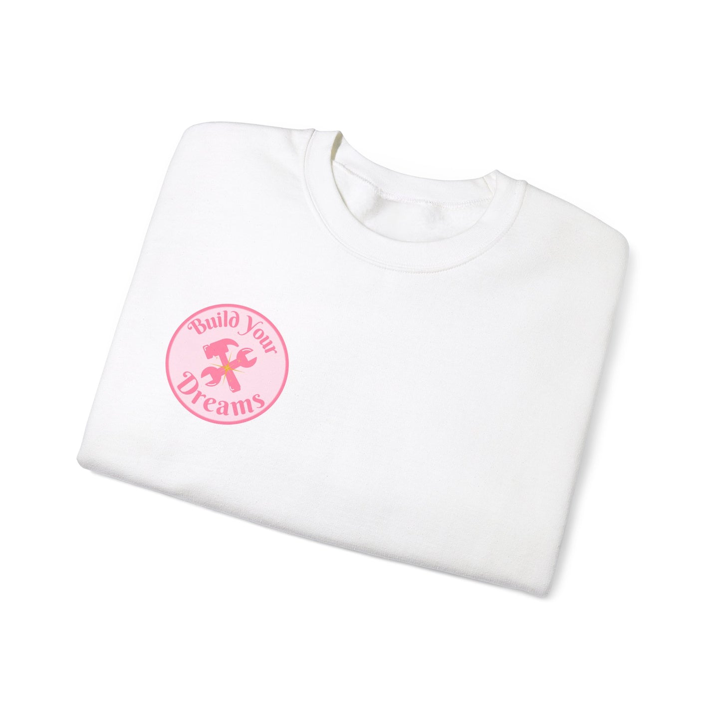 Pink Dreams Cottage Crew Neck Sweatshirt